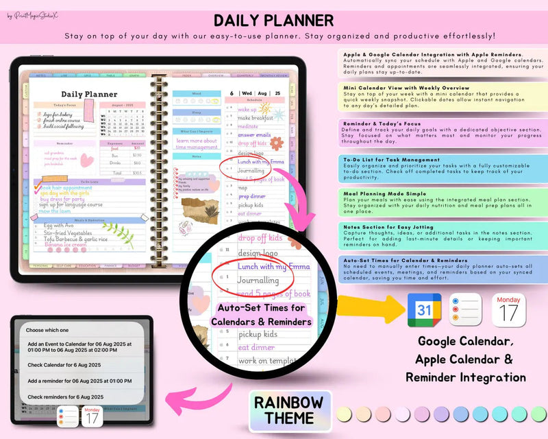 PLANORA habit tracker digital planner iPad all-in-one 2026 2027 2028